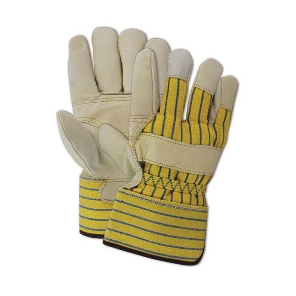 Magid Leather Palm Gloves, Tan, XL, 12 PK TB534EPPJ - main